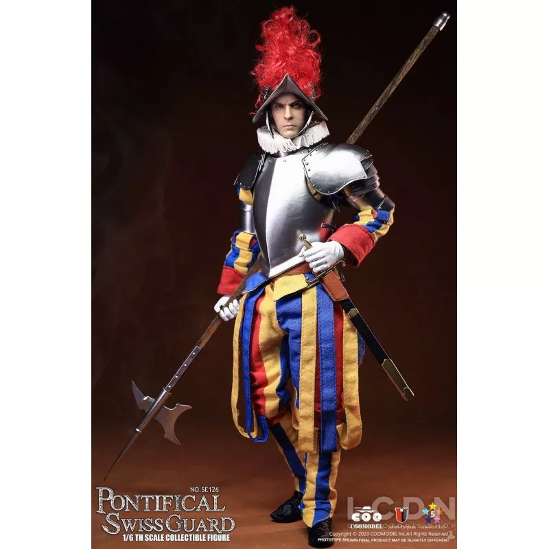 Series Of Empires Pontifical Swiss Guard (Standard Alloy Version) Collectible Action Figure 1/6 Coomodel SE126