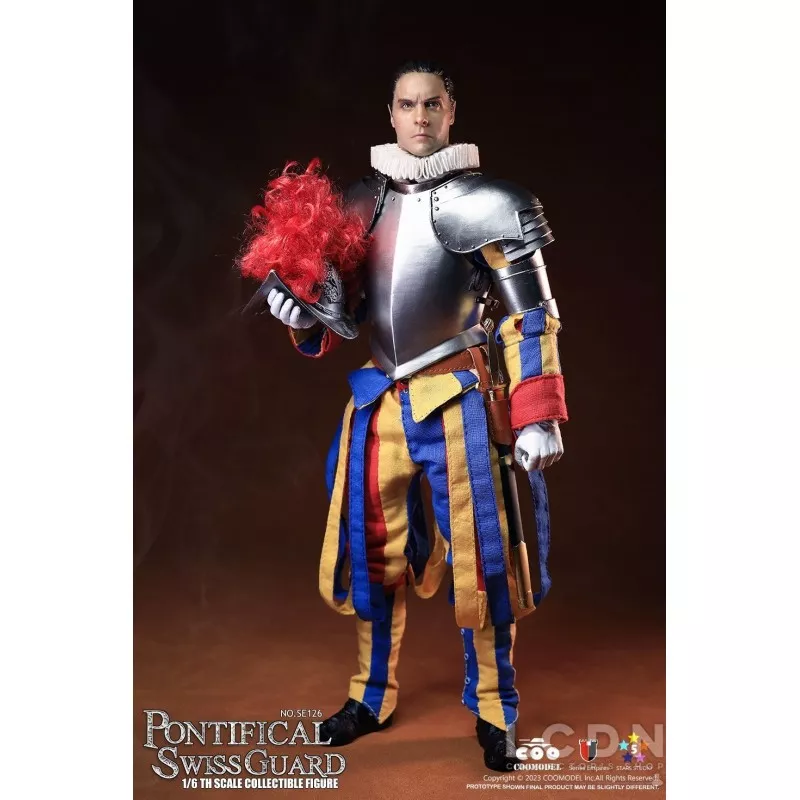 Series Of Empires Pontifical Swiss Guard (Standard Alloy Version) Collectible Action Figure 1/6 Coomodel SE126