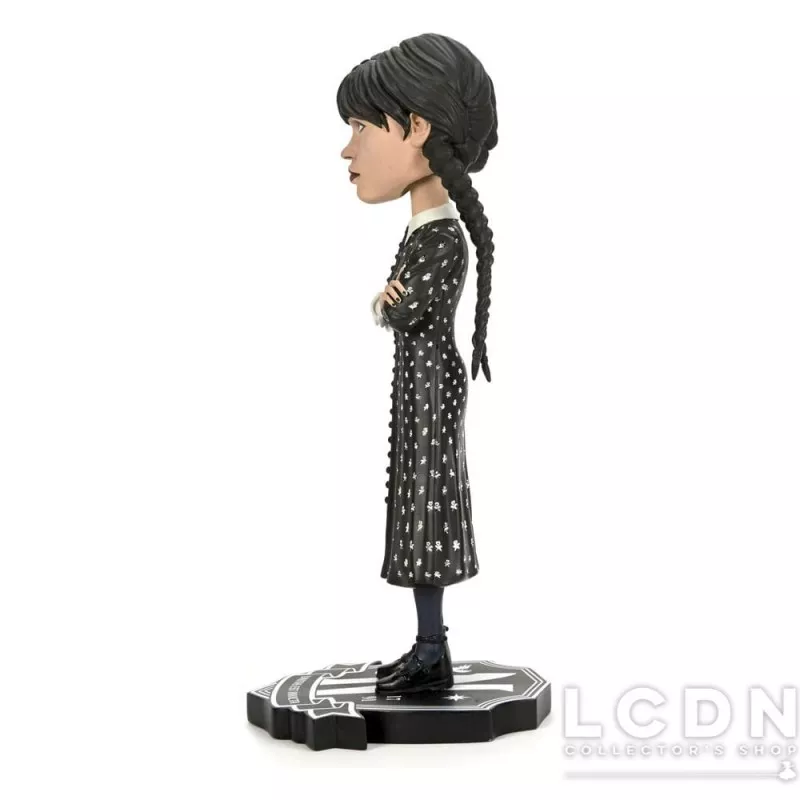 Mercredi Figurine Head Knocker Mercredi Addams 21cm