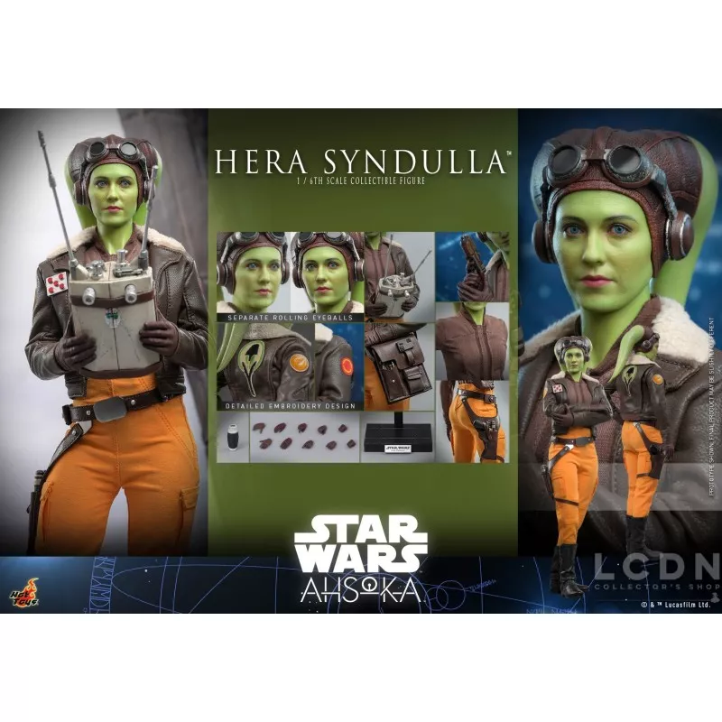 Hot Toys TMS113 Star Wars: Ahsoka Collectible Action Figure 1/6 Hera Syndulla 30cm