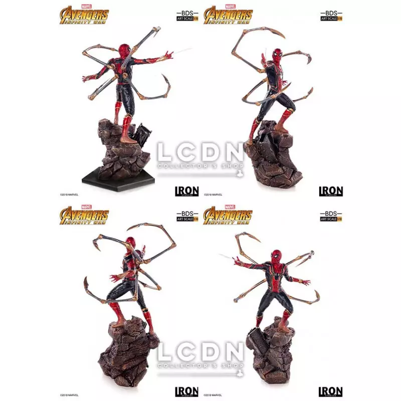 Avengers Infinity War Statue BDS Art Scale 1/10 Iron Spider-Man 26cm (Neuf)