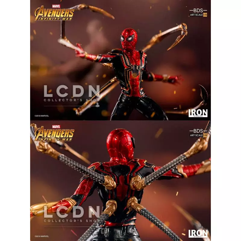 Avengers Infinity War Statue BDS Art Scale 1/10 Iron Spider-Man 26cm (Neuf)