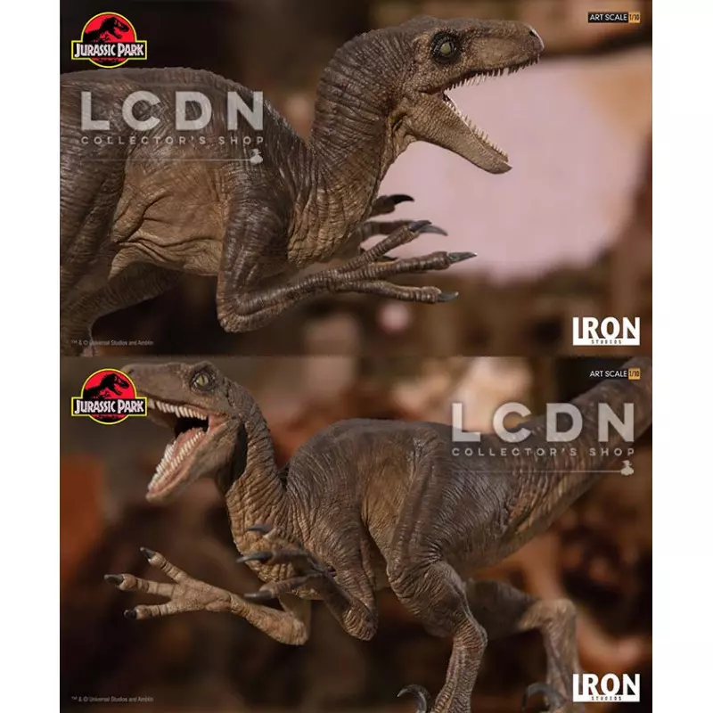 Jurassic Park Velociraptor Figur – The Lost World – ArtScale 1/10, 15 Cm Hoch