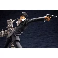 Trigun Badlands Rumble Figure ARTFX J 1/8 Nicholas D. Wolfwood Renewal Package Version 20cm