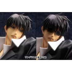Trigun Badlands Rumble Figure ARTFX J 1/8 Nicholas D. Wolfwood Renewal Package Version 20cm