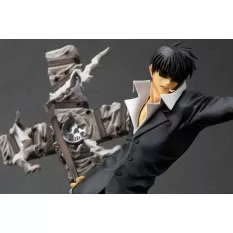 Trigun Badlands Rumble Figure ARTFX J 1/8 Nicholas D. Wolfwood Renewal Package Version 20cm
