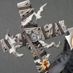 Trigun Badlands Rumble Figure ARTFX J 1/8 Nicholas D. Wolfwood Renewal Package Version 20cm