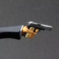 Trigun Badlands Rumble Figure ARTFX J 1/8 Nicholas D. Wolfwood Renewal Package Version 20cm