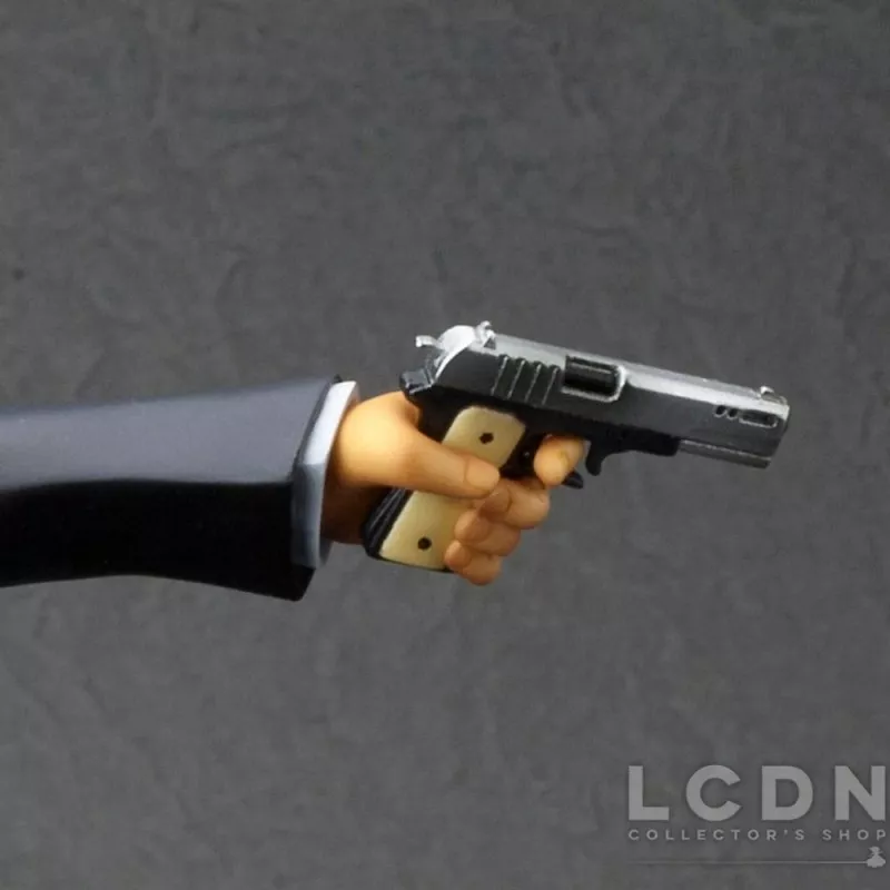 Trigun Badlands Rumble Figure ARTFX J 1/8 Nicholas D. Wolfwood Renewal Package Version 20cm