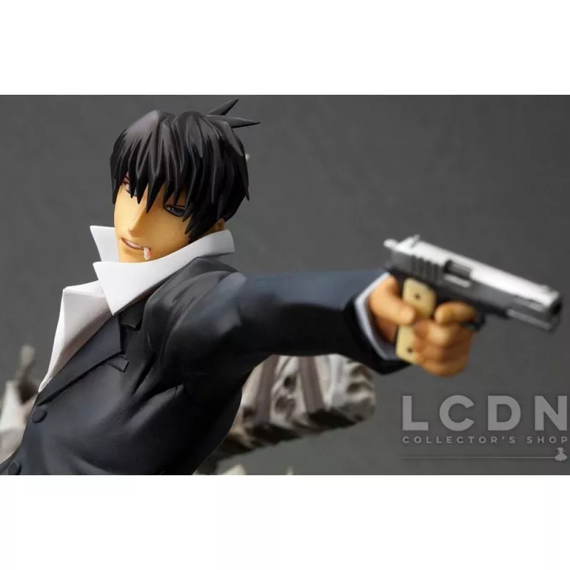 Trigun Badlands Rumble Figure ARTFX J 1/8 Nicholas D. Wolfwood Renewal Package Version 20cm