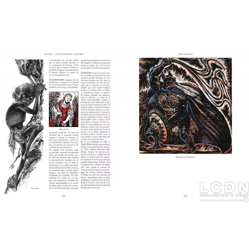 Artbook Encyclopedie Illustree De Tolkien Version Collector *French*