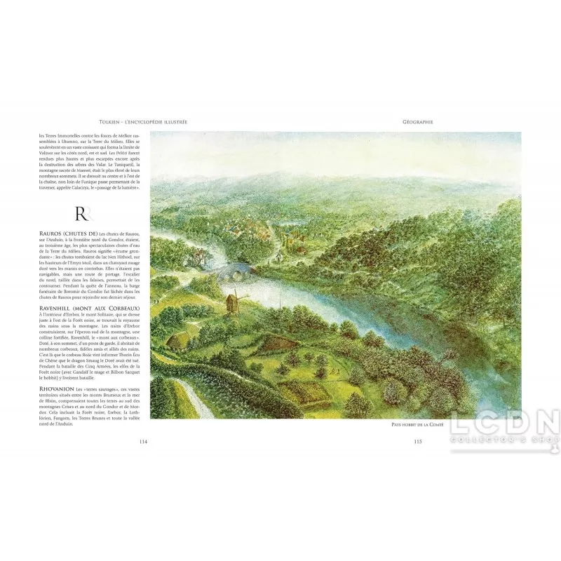 Artbook Encyclopedie Illustree De Tolkien Version Collector *French*