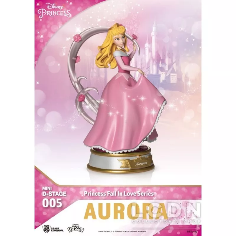 Disney Pack of 6 Figures Mini Diorama Stage Princess Fall In Love Series 12cm
