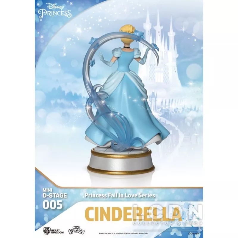 Disney Pack of 6 Figures Mini Diorama Stage Princess Fall In Love Series 12cm