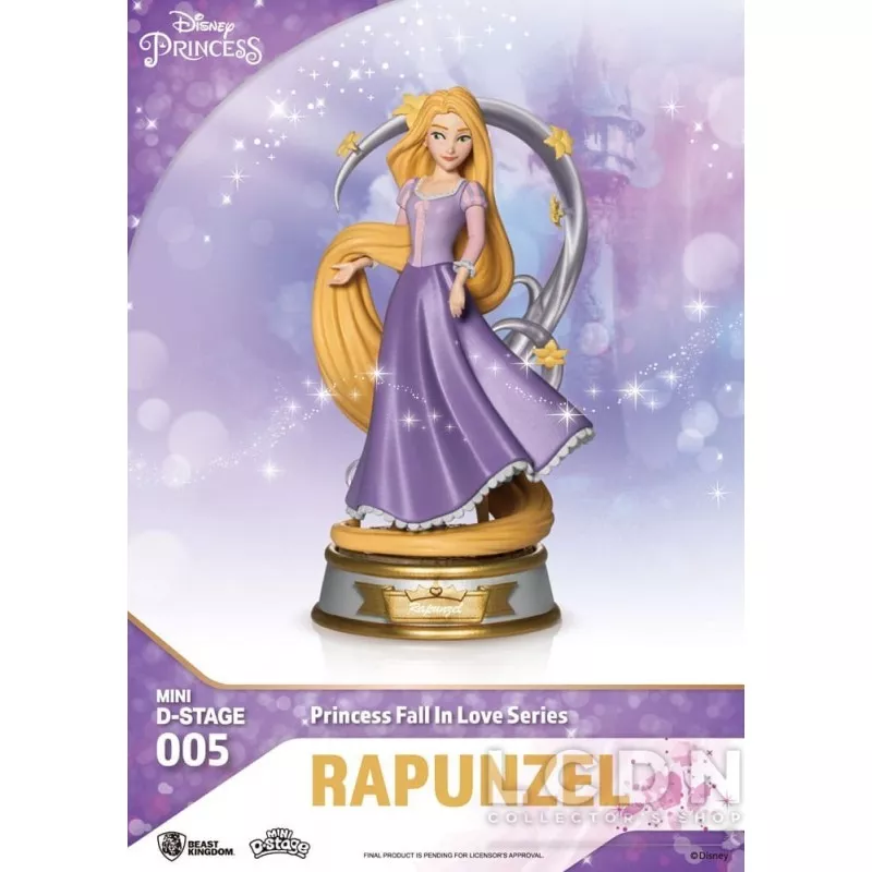 Disney Pack of 6 Figures Mini Diorama Stage Princess Fall In Love Series 12cm
