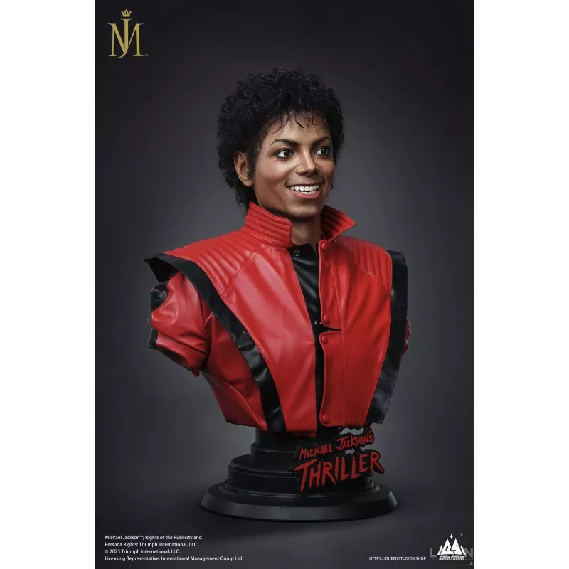 Michael Jackson Thriller Life-size Bust 1/1 Queen Studios 84cm