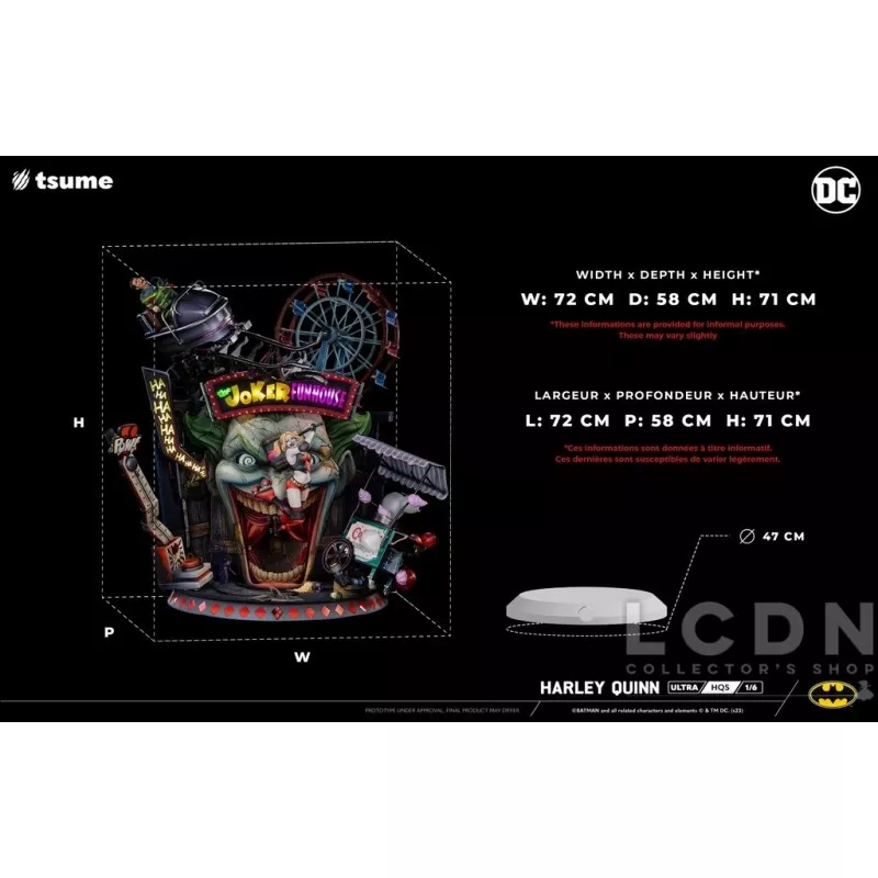 DC Comics Statue 1/6 Harley Quinn Ultra HQS by Tsume 71cm