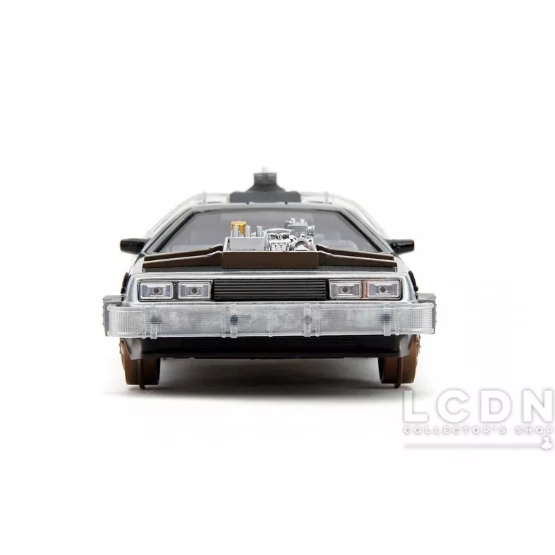 Retour vers le Futur 3 Delorean RAIL VERSION Time Machine 1/24