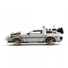 Retour vers le Futur 3 Delorean RAIL VERSION Time Machine 1/24