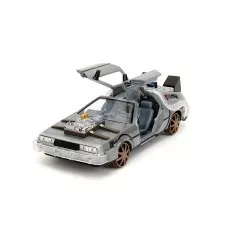 Retour vers le Futur 3 Delorean RAIL VERSION Time Machine 1/24
