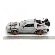 Retour vers le Futur 3 Delorean RAIL VERSION Time Machine 1/24