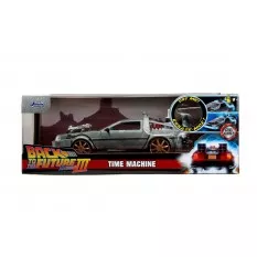 Retour vers le Futur 3 Delorean RAIL VERSION Time Machine 1/24