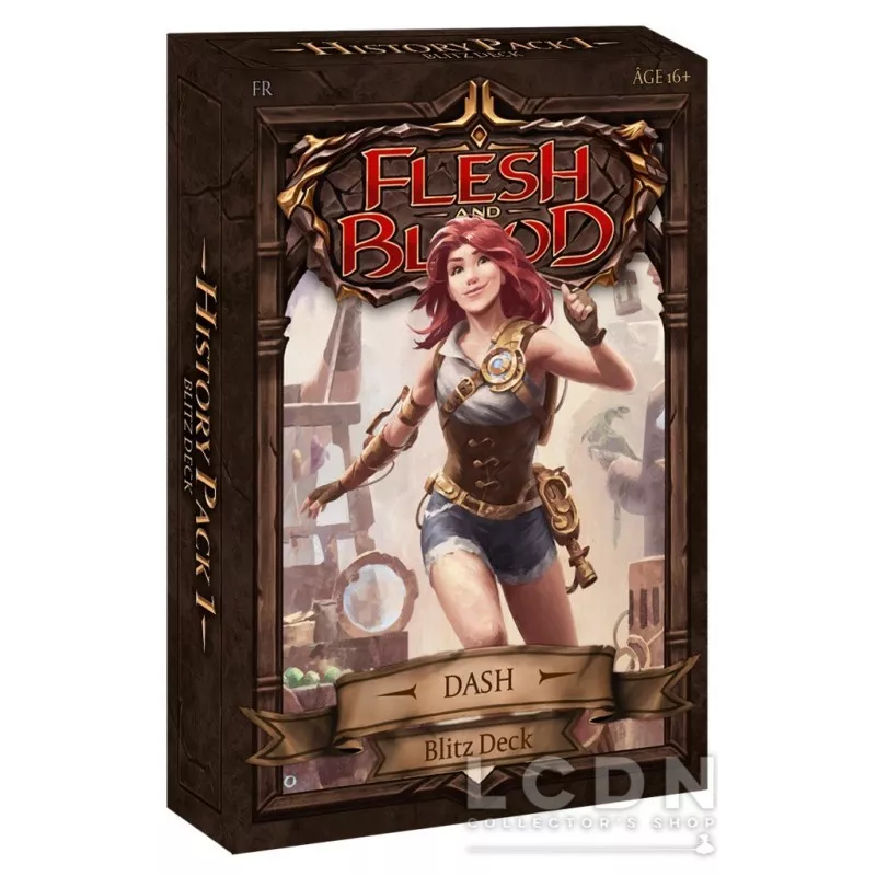 Flesh &amp; Blood JCC History Pack 1 Blitz Decks Display (6 DECKS) *Français*