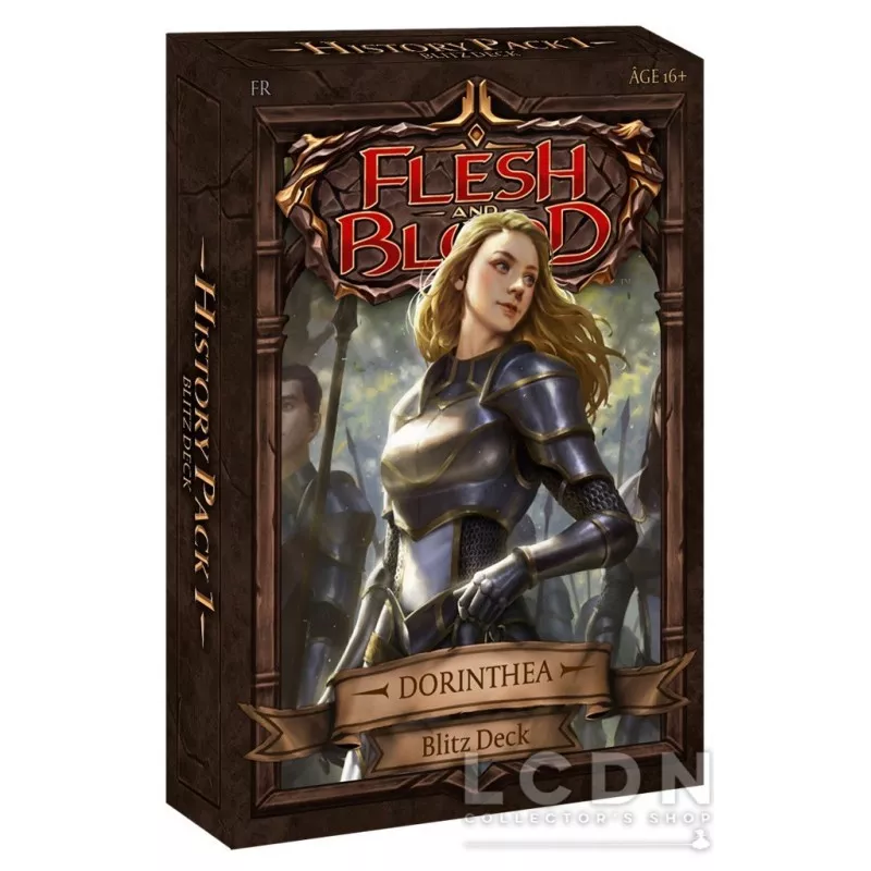 Flesh &amp; Blood JCC History Pack 1 Blitz Decks Display (6 DECKS) *Français*
