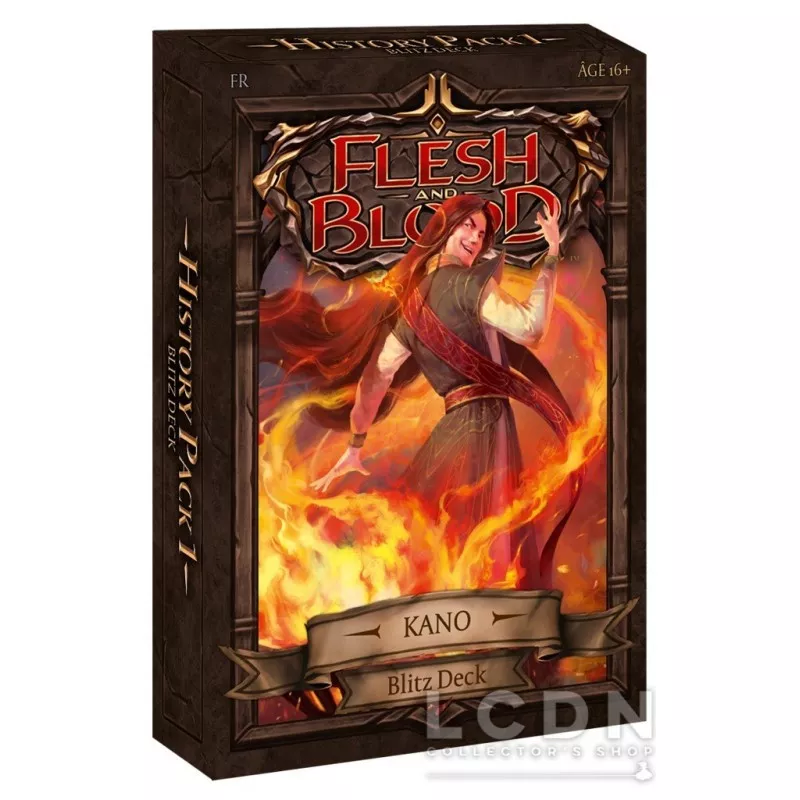 Flesh &amp; Blood JCC History Pack 1 Blitz Decks Display (6 DECKS) *Français*