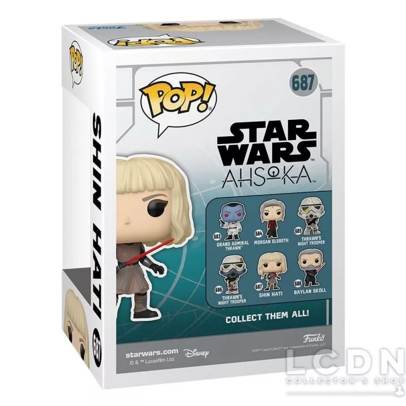 Star Wars: Ahsoka POP! Television Shin Hati Figure 10cm N°687
