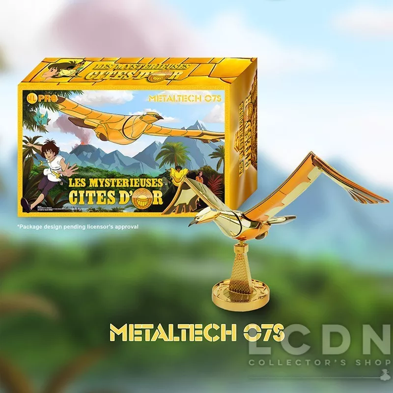 Les Mystérieuses Cites d&#039;Or Action Figurine Grand Condor Metaltech 07S Diecast 17cm (boite française)