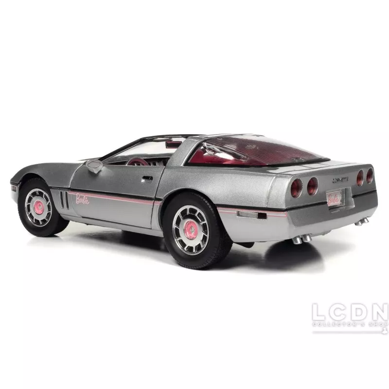 Barbie 1986 Chevrolet Corvette Silver &#039;Vette Coolest Car in Town ! 1/18