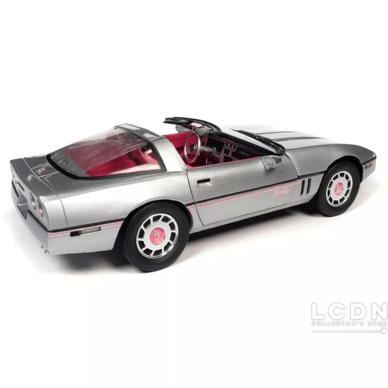 Barbie 1986 Chevrolet Corvette Silver &#039;Vette Coolest Car in Town ! 1/18