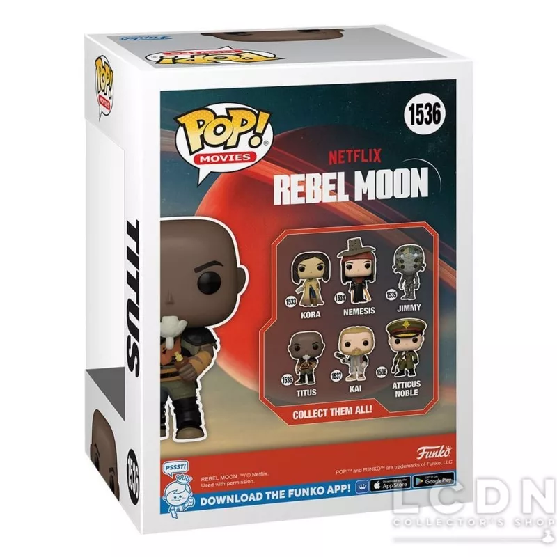 Rebel Moon POP! Movies Titus Figurine 10cm N°1536