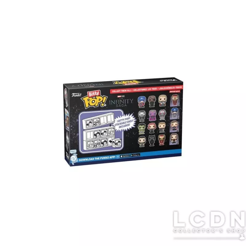 Marvel Pack de 4 Bitty Pop! Iron Man 2cm