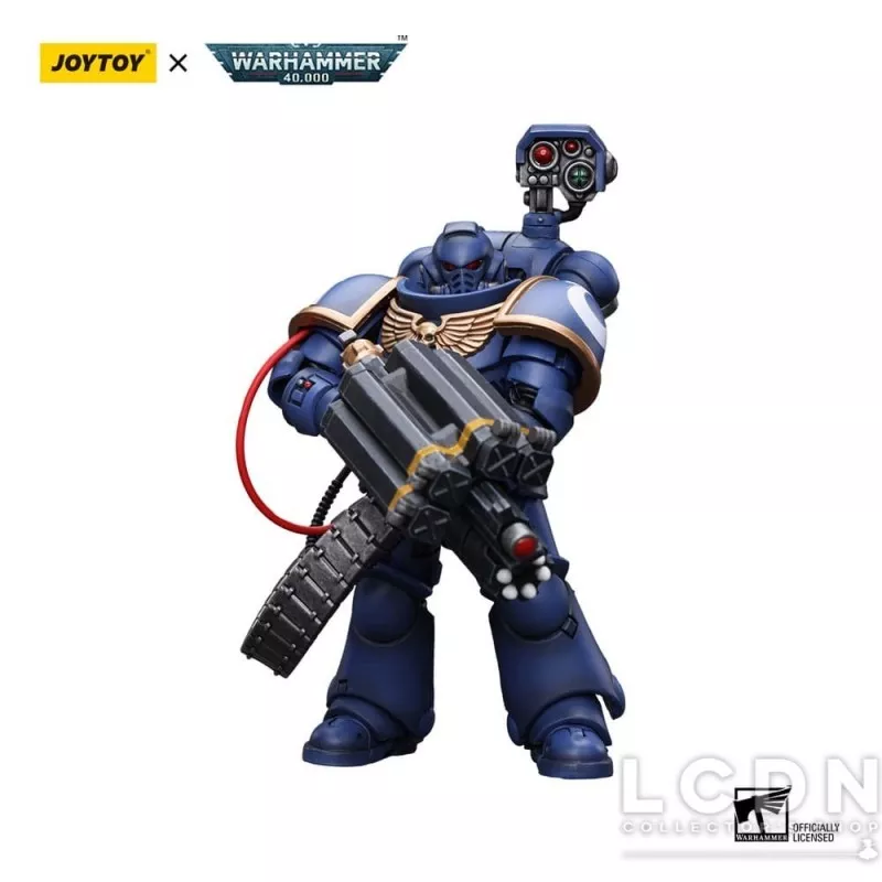 Warhammer 40k Action Figure 1/18 Ultramarines Desolation Marine with Castellan Launcher (Superfrag) 12cm