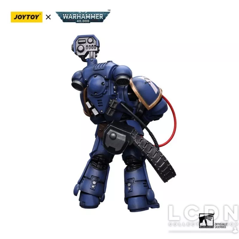 Warhammer 40k Action Figure 1/18 Ultramarines Desolation Marine with Castellan Launcher (Superfrag) 12cm