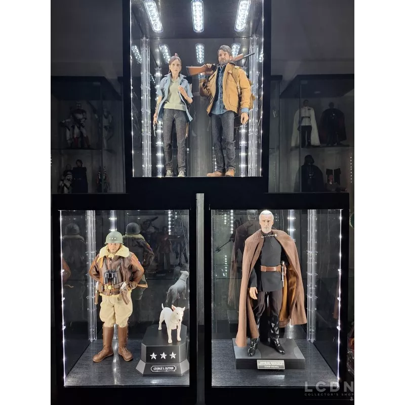 Présentoir Vitrine Display Case avec LED et joints anti-poussière Hot Toys INART Plexiglas 1/6
