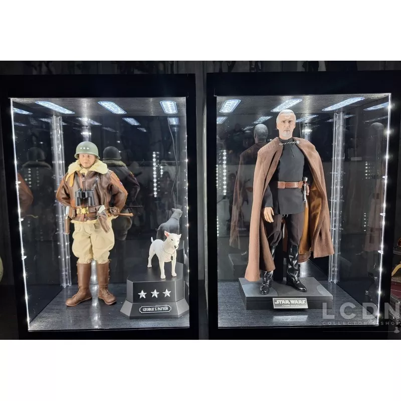 Présentoir Vitrine Display Case avec LED et joints anti-poussière Hot Toys INART Plexiglas 1/6