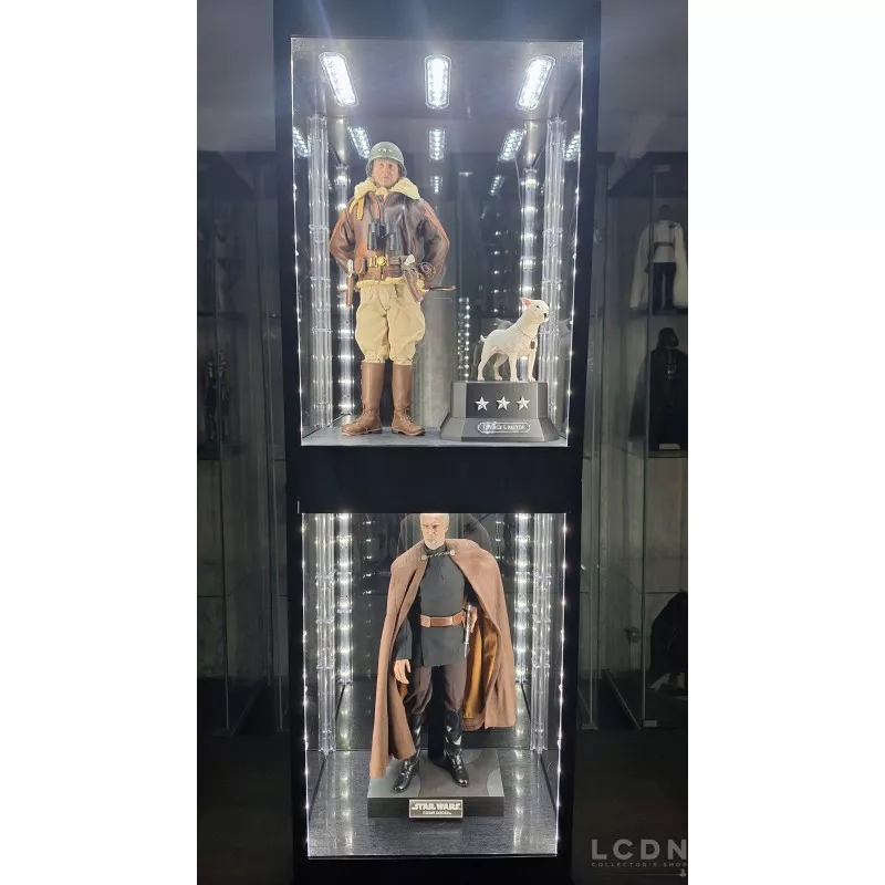 Présentoir Vitrine Display Case avec LED et joints anti-poussière Hot Toys INART Plexiglas 1/6