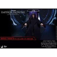 Hot Toys MMS468 Star War Episode VI Le Retour du Jedi L'Empereur Palpatine Deluxe Version avec Trône 1/6 29cm (Neuf)
