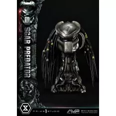 The Alien vs. Predator Statue 1/3 Scar Predator Deluxe Bonus Version 93cm