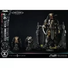The Alien vs. Predator Statue 1/3 Scar Predator Deluxe Bonus Version 93cm
