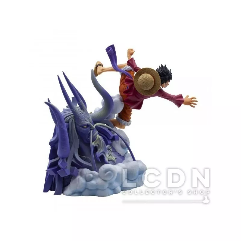 One piece - figurine dioramatic monkey d luffy the brush, figurines