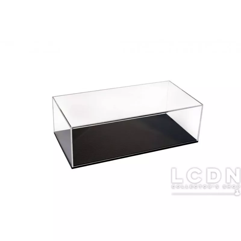 1/8 Boîte vitrine Stuttgart Display case en acrylique anti-rayures, UV  protection, anti-poussière, avec base 65 x 31 x 18 cm