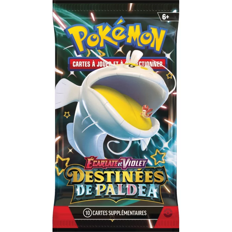 Start Gen - Megastore Pokémon JCC - Écarlate et Violet - Lot de boosters  Destinées de Paldea EV 4.5