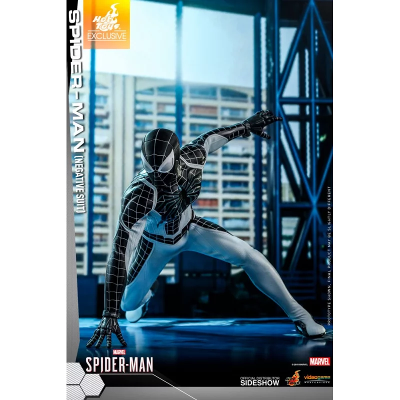 Hot Toys VGM36 Spider-Man Negative Suit 1/6 Collectible Figure 30cm Exclusive