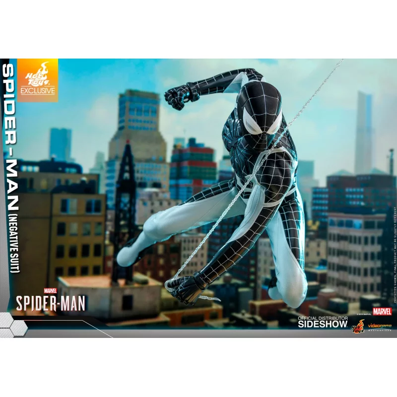 Hot Toys VGM36 Spider-Man Negative Suit 1/6 Collectible Figure 30cm Exclusive
