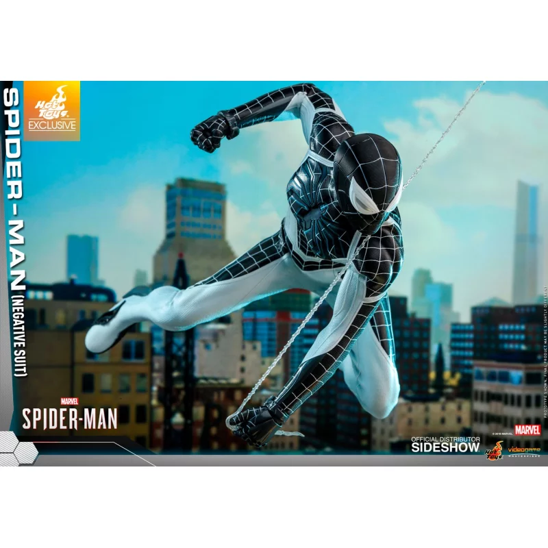 Hot Toys VGM36 Spider-Man Negative Suit 1/6 Collectible Figure 30cm Exclusive