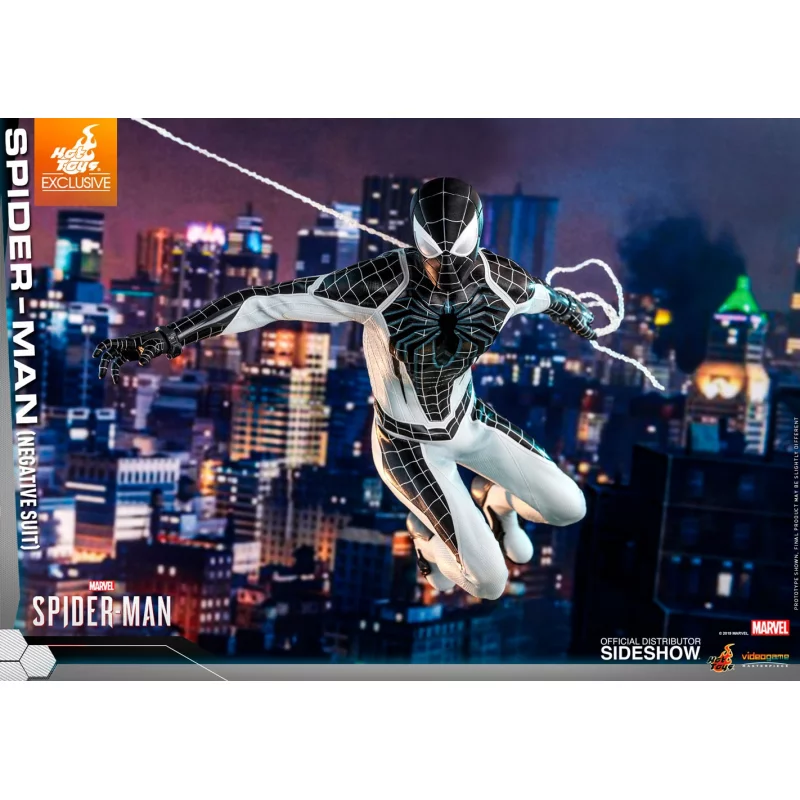 Hot Toys VGM36 Spider-Man Negative Suit 1/6 Collectible Figure 30cm Exclusive